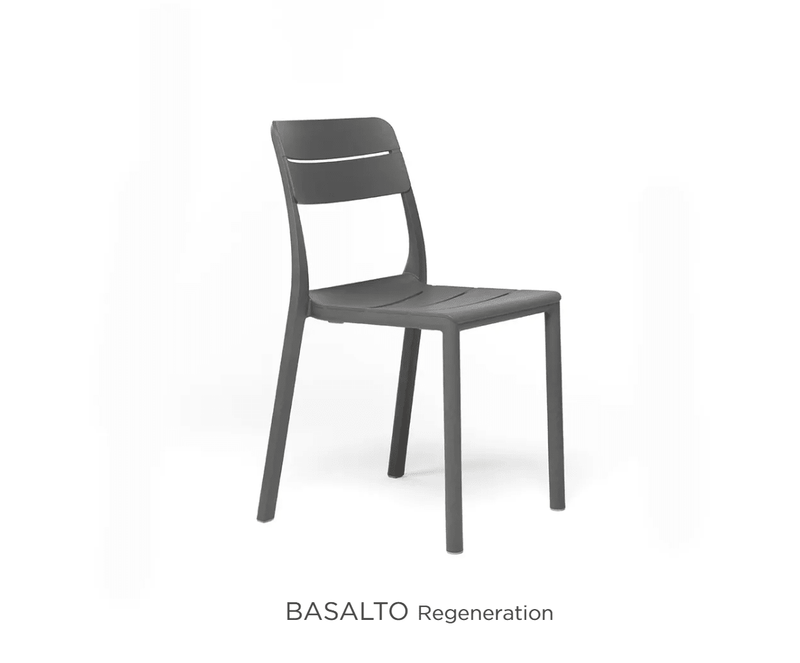 Load image into Gallery viewer, Cassia Bistrot Nardi Stackabke Chair - Custom Wood DesignsStackable Cassia Bistrot Nardi outdoor chairs with sleek design, ideal for cafes and patios, made by Nardi.Nardi Outdoor Stackable Chairs24575209890615Basalto
