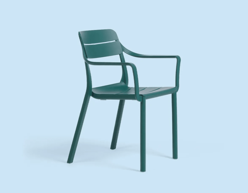 Load image into Gallery viewer, Cassia Stackable Chair Outdoor Nardi - Custom Wood DesignsCassia Nardi outdoor armchair with a sleek design, stackable outdoor furniture chair, perfect for patio or garden use.Outdoor Nardi Armchair24575200720983Tabacco
