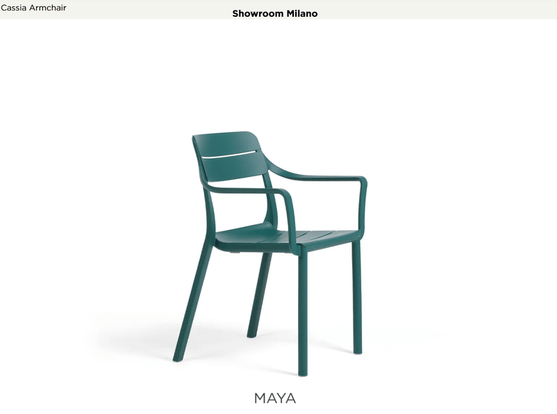 Load image into Gallery viewer, Cassia Stackable Chair Outdoor Nardi - Custom Wood DesignsOutdoor Nardi Cassia stackable armchair with a sleek design, made of durable outdoor furniture material in Ireland.Outdoor Nardi Armchair24575200688215Maya

