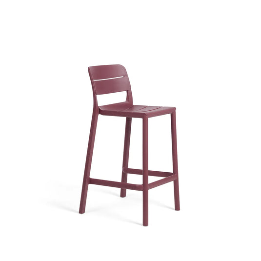 Nardi Cassia Stool Mini outdoor counter stool – Borgogna