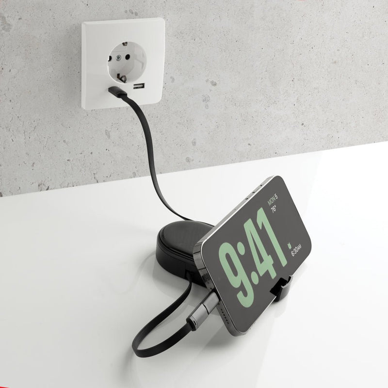 Load image into Gallery viewer, Chargevix RCS rplastic Multi-functional 60W charging set - Custom Wood DesignsXD Collection Chargevix RCS plastic 60W charging set for phones and tablets, with multiple charging ports and compact design.Phone &amp; Tablet accessoriesP302.9001Recycled ABS,Thermoplastic Elastomer (TPE)black
