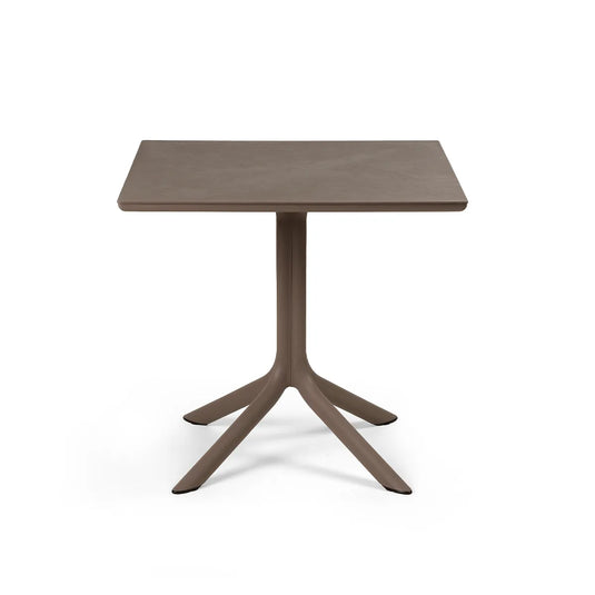 Nardi Clip Mat 80 outdoor table – Tabacco