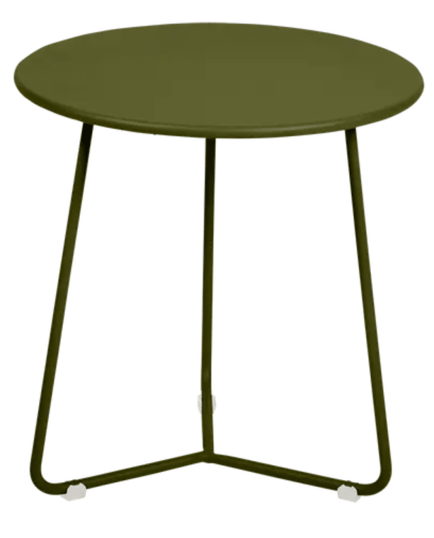 Load image into Gallery viewer, Small Fermob Pesto Cocotte occasional table with a round Ø34cm top, ideal for versatile living space decoration.
