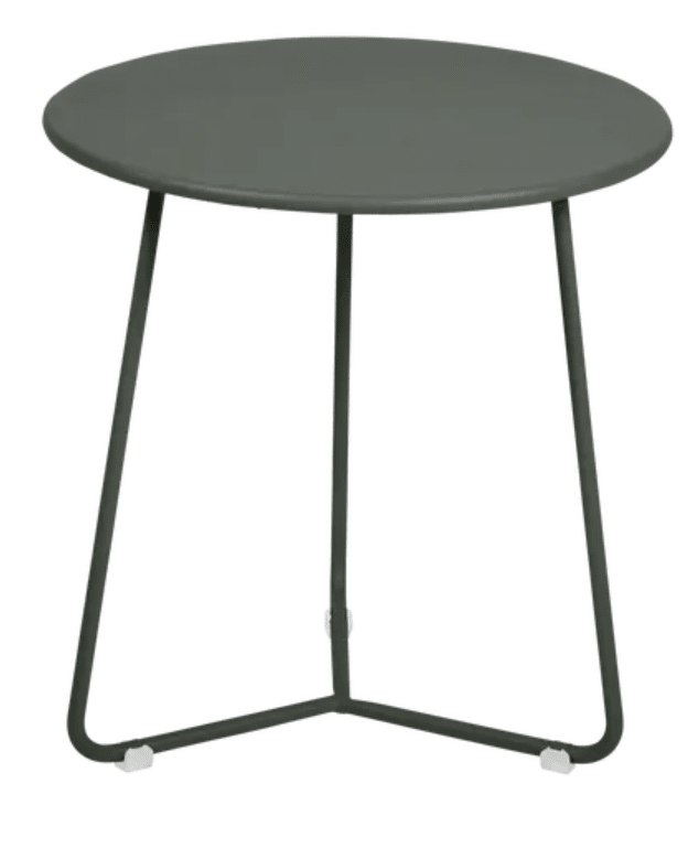 Load image into Gallery viewer, Fermob small rosemary cocotte occasional table with a round top, 34cm diameter, ideal for versatile home decor.
