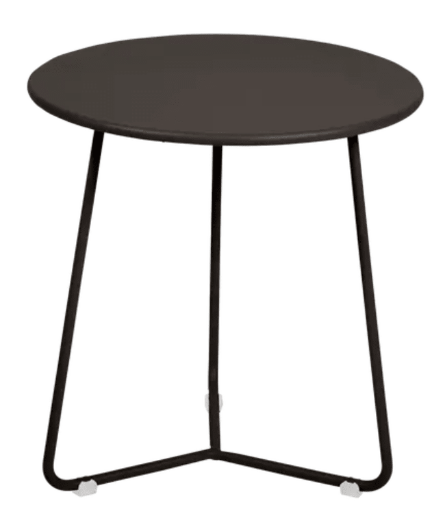 Load image into Gallery viewer, Small Fermob Cocotte occasional table with a round Ø34cm top, featuring a modern design and sturdy metal construction.
