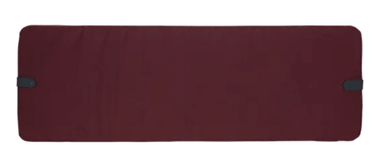 Burgundy Color Mix Fermob outdoor bench cushion with 106 x 35 cm dimensions, designed for Fermob garden benches.