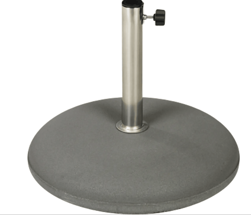 Load image into Gallery viewer, Fermob concrete parasol base in anthracite color, 30kg, designed to securely hold outdoor patio umbrellas.
