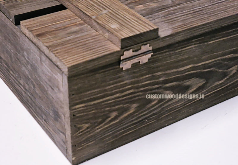 Load image into Gallery viewer, Rustic 3 Bottle Box - Brown x 25 Corporate Gift Box with Wood Wool Custom Wood Designs __label: Multibuy box corporate gift hamper triple wine box wood wool corporate-gift-box-with-wood-wool-1-rustic-3-bottle-box-brown-x-25-53612200755543
