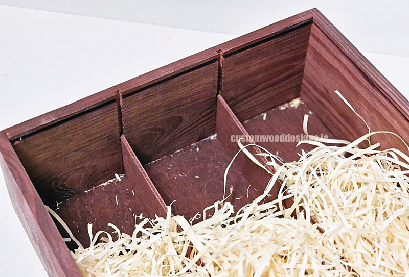 Load image into Gallery viewer, Sliding Lid 3 Bottle Box - Burgundy x25 Corporate Gift Box with Wood Wool Custom Wood Designs box corporate gift hamper triple wine box wood wool corporate-gift-box-with-wood-wool-25-sliding-lid-3-bottle-box-burgundy-x25-52627106103639
