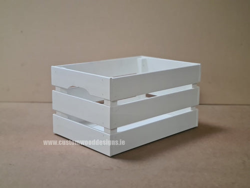 Large White Crate x10 Crate pin box room deco white crate white wood wooden crate-default-title-large-white-crate-x10-53612106907991
