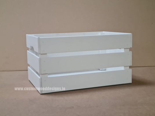 Large White Crate x10 Crate pin box room deco white crate white wood wooden crate-default-title-large-white-crate-x10-53612107497815