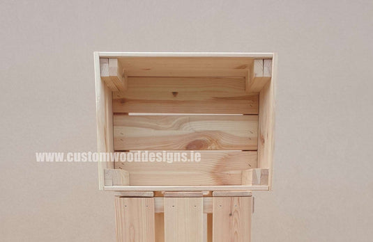 Small Pine Wood Crate Crate pin bedroom deco box container crate small box small crate wood wooden crate-default-title-small-pine-wood-crate-49180124873047