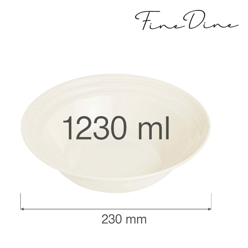 Load image into Gallery viewer, Crema bowl, 230mm - Custom Wood DesignsFine Dine 230mm crema bowl showing smooth ceramic surface and elegant round shape for serving or display.bowl770627

