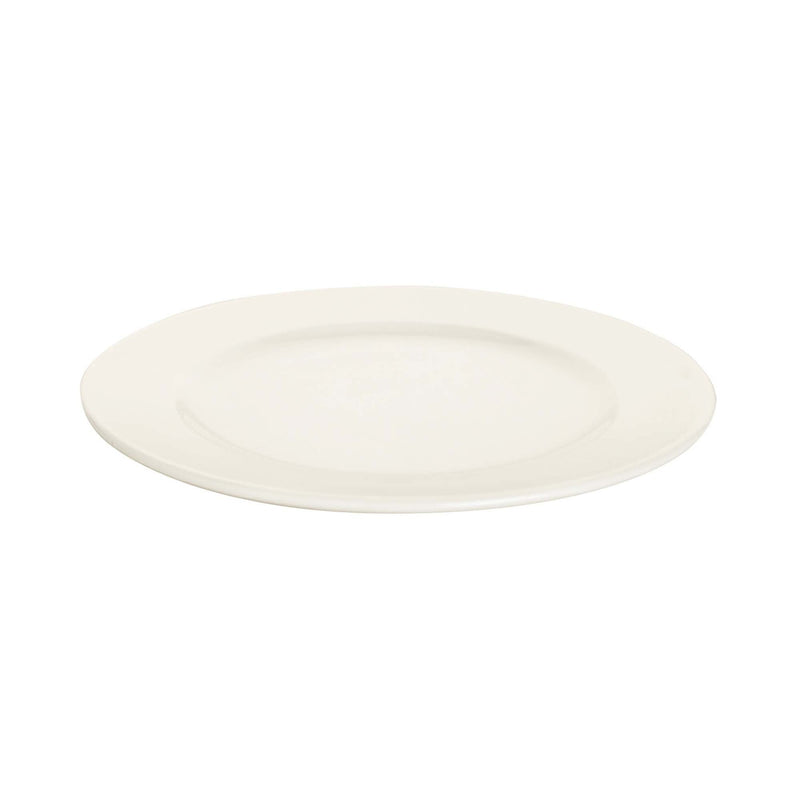 Load image into Gallery viewer, Crema flat plate, 240mm - Custom Wood DesignsFine Dine Crema flat plate, 240mm shallow dish with smooth edges, ideal for serving appetizers or desserts.shallow plate770580
