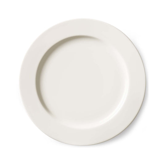 Crema flat plate, 270mm - Custom Wood DesignsFine Dine Crema flat shallow plate, 270mm diameter, elegant ceramic dinnerware with smooth, rounded edges and a glossy finish.shallow plate770597