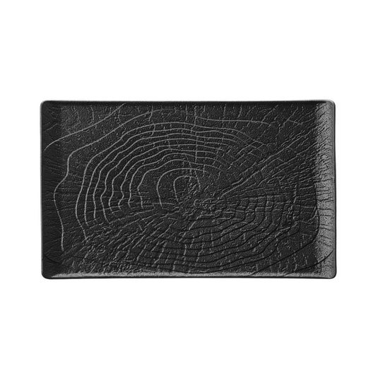 Crust - rectangular plate 335x205mm - Custom Wood DesignsRectangular Fine Dine Crust plate measuring 335x205mm, showcasing its sleek ceramic design and smooth surface.rectangular plate769843