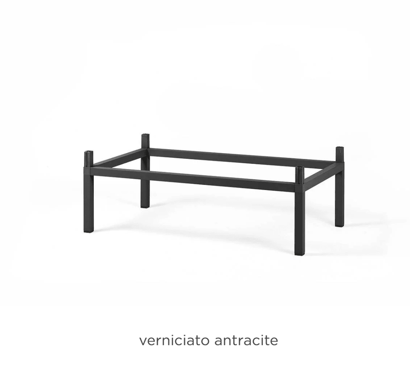 Load image into Gallery viewer, Cube 120x70 Height Extension Kit - Custom Wood DesignsNardi Cube 120x70 height extension kit in antracite for office or contract furniture, shown with the extension components.Cube Extension Kit Nardi24575217232951Antracite
