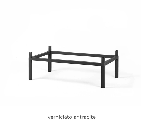 Cube 120x70 Height Extension Kit - Custom Wood DesignsNardi Cube 120x70 height extension kit in antracite for office or contract furniture, shown with the extension components.Cube Extension Kit Nardi24575217232951Antracite