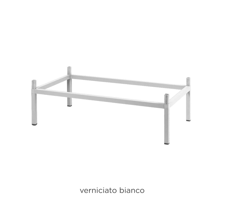 Load image into Gallery viewer, Cube 140x80 Height Extension Kit - Custom Wood DesignsWhite Nardi Cube 140x80 height extension kit for Cube table, showing the extension components for Nardi contract furniture.Extention fopr Cube Table Nardi24575217917079Bianco

