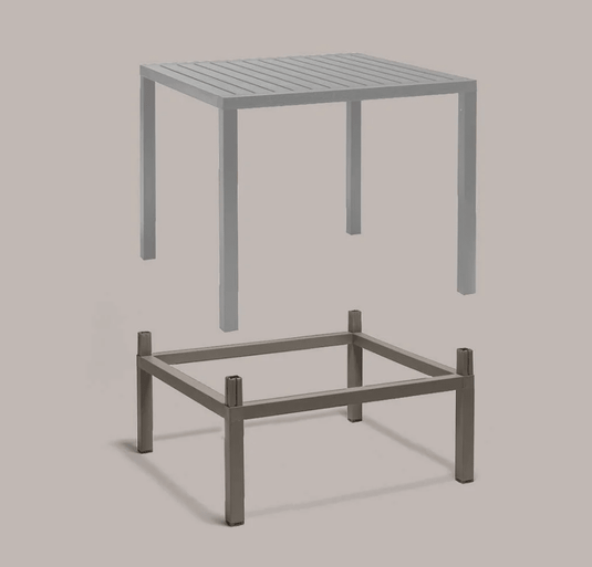Cube 80 Height Extension Kit - Custom Wood DesignsNardi Cube 80 Height Extension Kit showing modular components for outdoor furniture height customization.Cube Extension Kit Nardi24575216836535Antracite