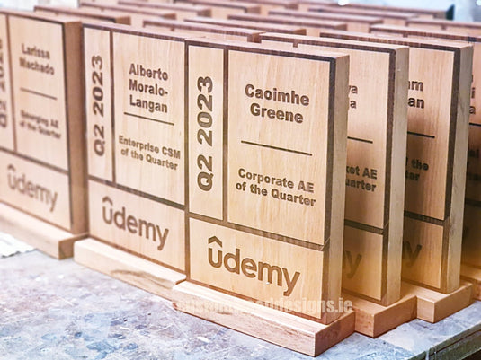 Custom Award Plaques - Custom Wood DesignsCustom Wood Designs wooden awards featuring personalized plaques and trophies, ideal for corporate and employee recognition.Trophies & Awards24575224282199