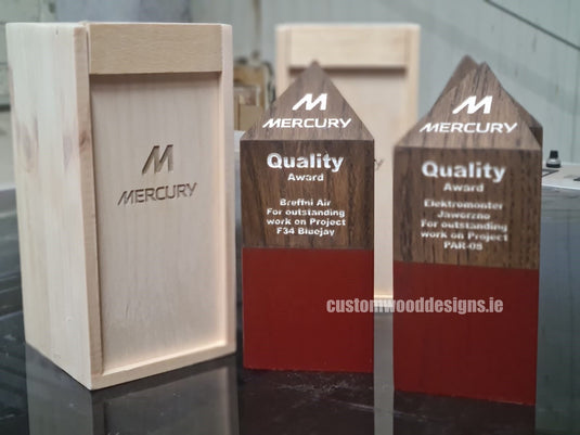Custom Made Awards - Custom Wood DesignsCustom Wood Designs wooden awards with engraved branding for Custom Made Awards, showcasing elegant craftsmanship and personalized design.Awards24575224368983