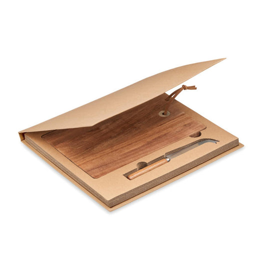 Acacia wood cheese board set pack of 25 Custom Wood Designs __label: Multibuy customwooddesignsacaciacheeseboard