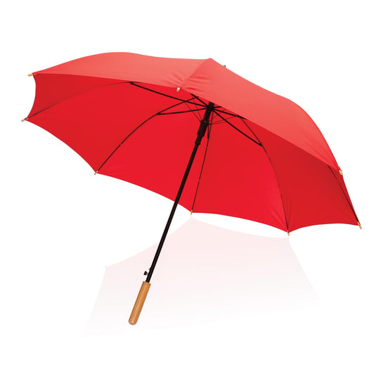 27" bamboo handle umbrella pack of 12 Red Custom Wood Designs __label: Multibuy dark-blue-27-bamboo-handle-umbrella-pack-of-12-53613419004247