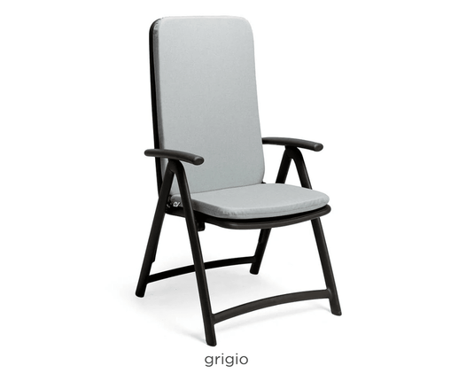 Darsena Armchair Cushion - Custom Wood DesignsNardi Darsena armchair cushion in light gray fabric, designed for outdoor Nardi furniture for comfortable seating.Nardi Cushion24575207130487Grigio