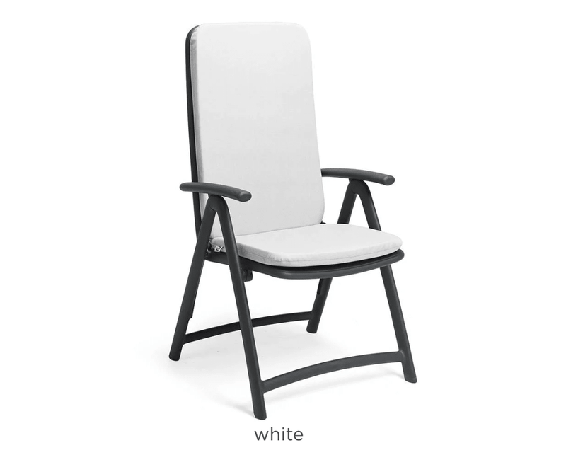 Load image into Gallery viewer, Darsena Armchair Cushion - Custom Wood DesignsWhite Nardi Darsena armchair cushion with plush fabric and tailored edges for comfortable outdoor seating.Nardi Cushion24575206964951White
