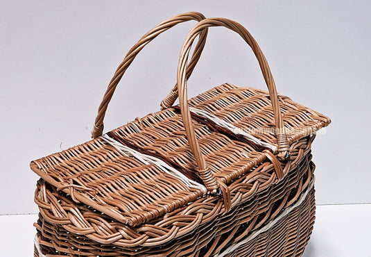 10 x Coloured Beach Basket - 41hx39x21 Custom Wood Designs __label: Multibuy default-title-10-x-coloured-beach-basket-41hx39x21-52960171950423