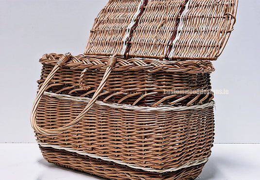 10 x Coloured Beach Basket - 41hx39x21 Custom Wood Designs __label: Multibuy default-title-10-x-coloured-beach-basket-41hx39x21-52960171983191