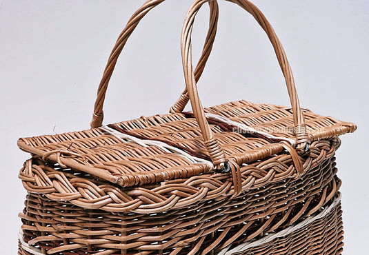 10 x Coloured Beach Basket - 41hx39x21 Custom Wood Designs __label: Multibuy default-title-10-x-coloured-beach-basket-41hx39x21-52960172048727