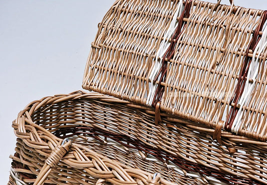 10 x Coloured Beach Basket - 41hx39x21 Custom Wood Designs __label: Multibuy default-title-10-x-coloured-beach-basket-41hx39x21-53612523848023