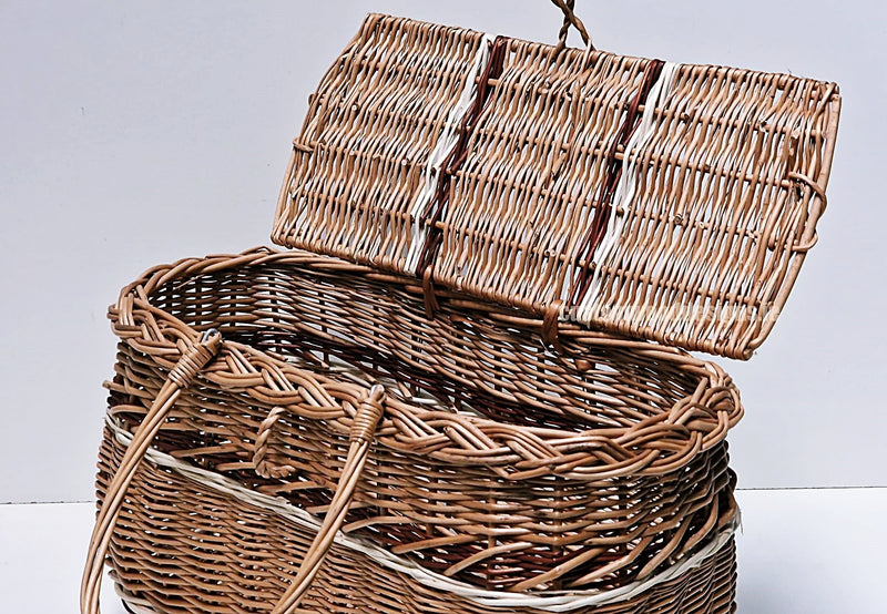 Load image into Gallery viewer, 10 x Coloured Beach Basket - 41hx39x21 Custom Wood Designs __label: Multibuy default-title-10-x-coloured-beach-basket-41hx39x21-53612529582423
