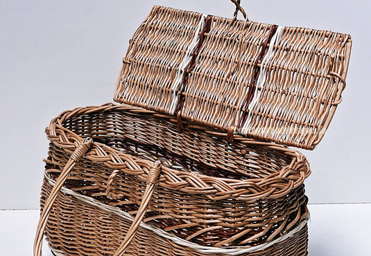 10 x Coloured Beach Basket - 41hx39x21 Custom Wood Designs __label: Multibuy default-title-10-x-coloured-beach-basket-41hx39x21-53612529582423
