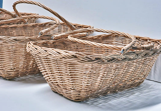 10 x Market/Shop Basket - 16hx43x33 Custom Wood Designs __label: Multibuy default-title-10-x-market-shop-basket-16hx43x33-53612542296407