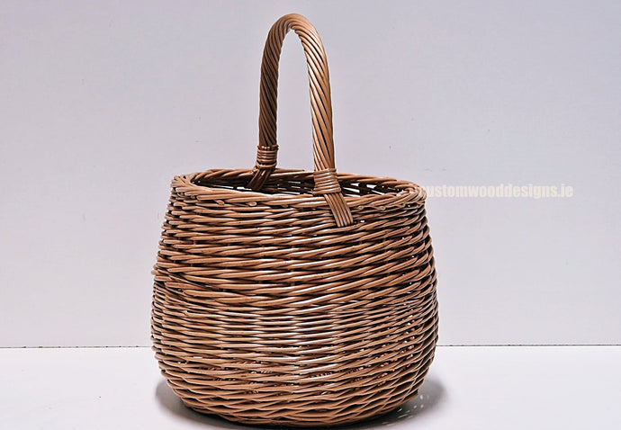 10 x Shop Basket 1.6 - 32hx27dia Custom Wood Designs __label: Multibuy default-title-10-x-shop-basket-1-6-32hx27dia-53612579881303