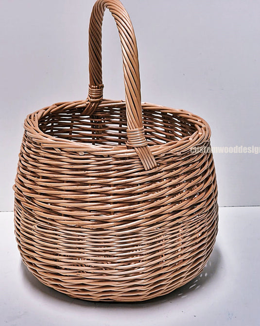 10 x Shop Basket 1.6 - 32hx27dia Custom Wood Designs __label: Multibuy default-title-10-x-shop-basket-1-6-32hx27dia-53612586172759
