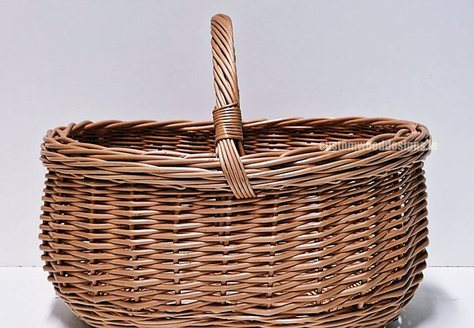 10 x shop Basket 1.7 - 22hx43x33cm Custom Wood Designs __label: Multibuy default-title-10-x-shop-basket-1-7-22hx43x33cm-53612589482327