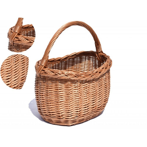 10 x Shop Basket 4.9 - 38hx37x25 Custom Wood Designs __label: Multibuy default-title-10-x-shop-basket-4-9-38hx37x25-53612630671703