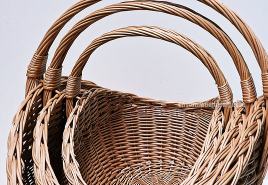 10 x Shopper Basket 3.3- 38hx43x28 Custom Wood Designs __label: Multibuy default-title-10-x-shopper-basket-3-3-38hx43x28-52960518701399