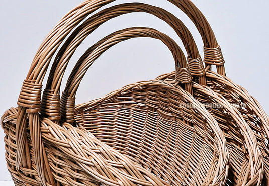 10 x Shopper Basket 3.3 - 38hx43x28 Custom Wood Designs __label: Multibuy default-title-10-x-shopper-basket-3-3-38hx43x28-53612631654743