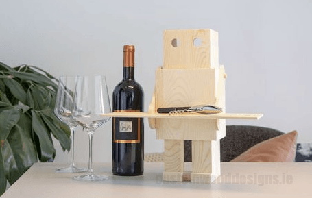 Load image into Gallery viewer, 2 in 1 Wine gift box and Robox cheese board Custom Wood Designs default-title-2-in-1-wine-gift-box-and-robox-cheese-board-53612248564055

