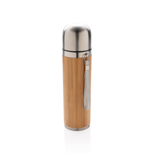 400ml Bamboo Vacuum Travel Flask pack of 25 Custom Wood Designs __label: Multibuy default-title-400ml-bamboo-vacuum-travel-flask-pack-of-25-53613698777431