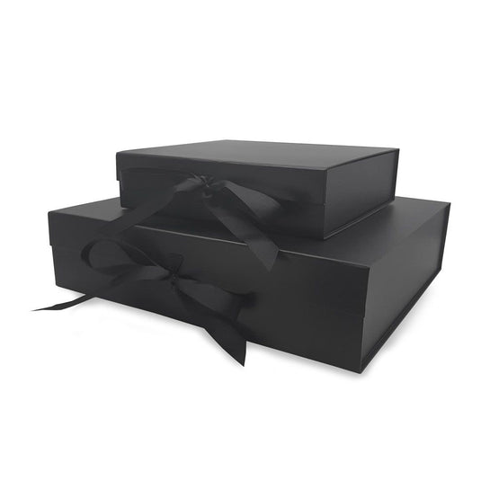 Black gift box with ribbon pack of 20 Custom Wood Designs __label: Multibuy default-title-black-gift-box-with-ribbon-pack-of-20-53613222691159