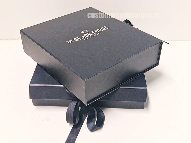 Load image into Gallery viewer, Black gift box with ribbon pack of 20 Custom Wood Designs __label: Multibuy default-title-black-gift-box-with-ribbon-pack-of-20-53613225541975

