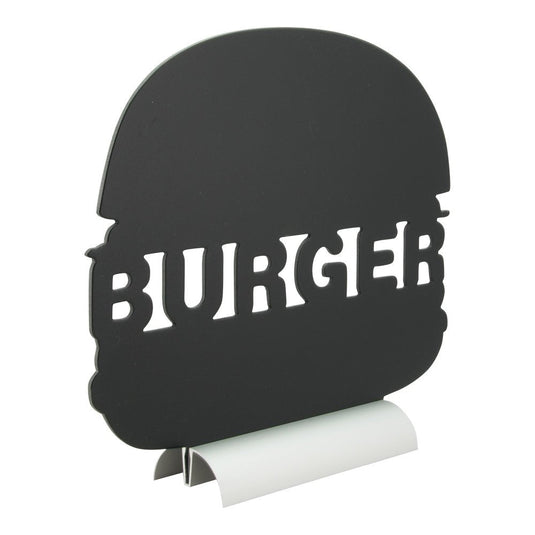 Burger Chalkboard - Pack of 6 Custom Wood Designs __label: Multibuy default-title-burger-chalkboard-pack-of-6-53612382781783
