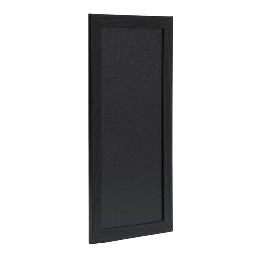 Chalkboard with mounting kit, black. Medium. 40x20x1cm Pack of 6. Custom Wood Designs __label: Multibuy default-title-chalkboard-with-mounting-kit-black-medium-40x20x1cm-pack-of-6-53612434456919