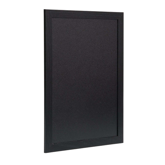 Chalkboard with mounting kit, black. Medium. 40x30x1cm Pack of 6. Custom Wood Designs __label: Multibuy default-title-chalkboard-with-mounting-kit-black-medium-40x30x1cm-pack-of-6-53612437012823